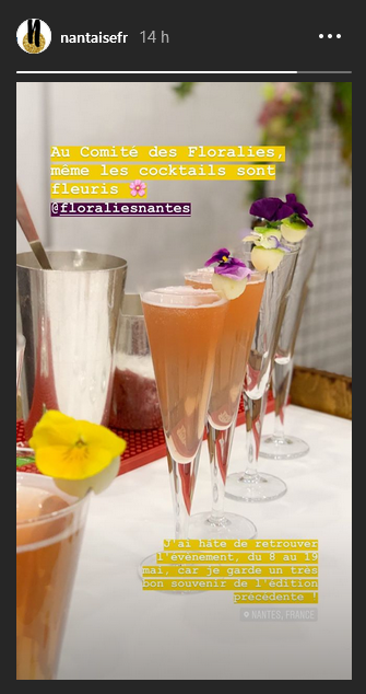 cocktail pour les floralies de Nantes